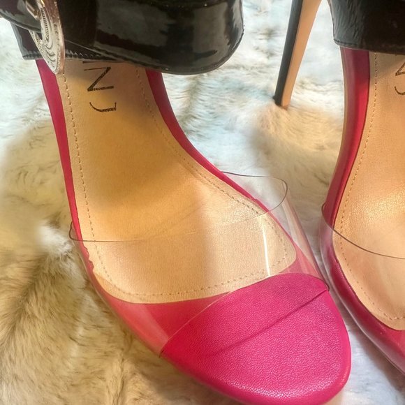 Mack J Western Inspired Buckle Multi Strap 5" High Heel - Picture 4 of 8